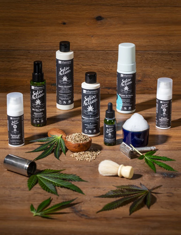 laSaponaria Pánský sprchový gel a šampon s konopím 2v1 BIO (200 ml) - Image 3