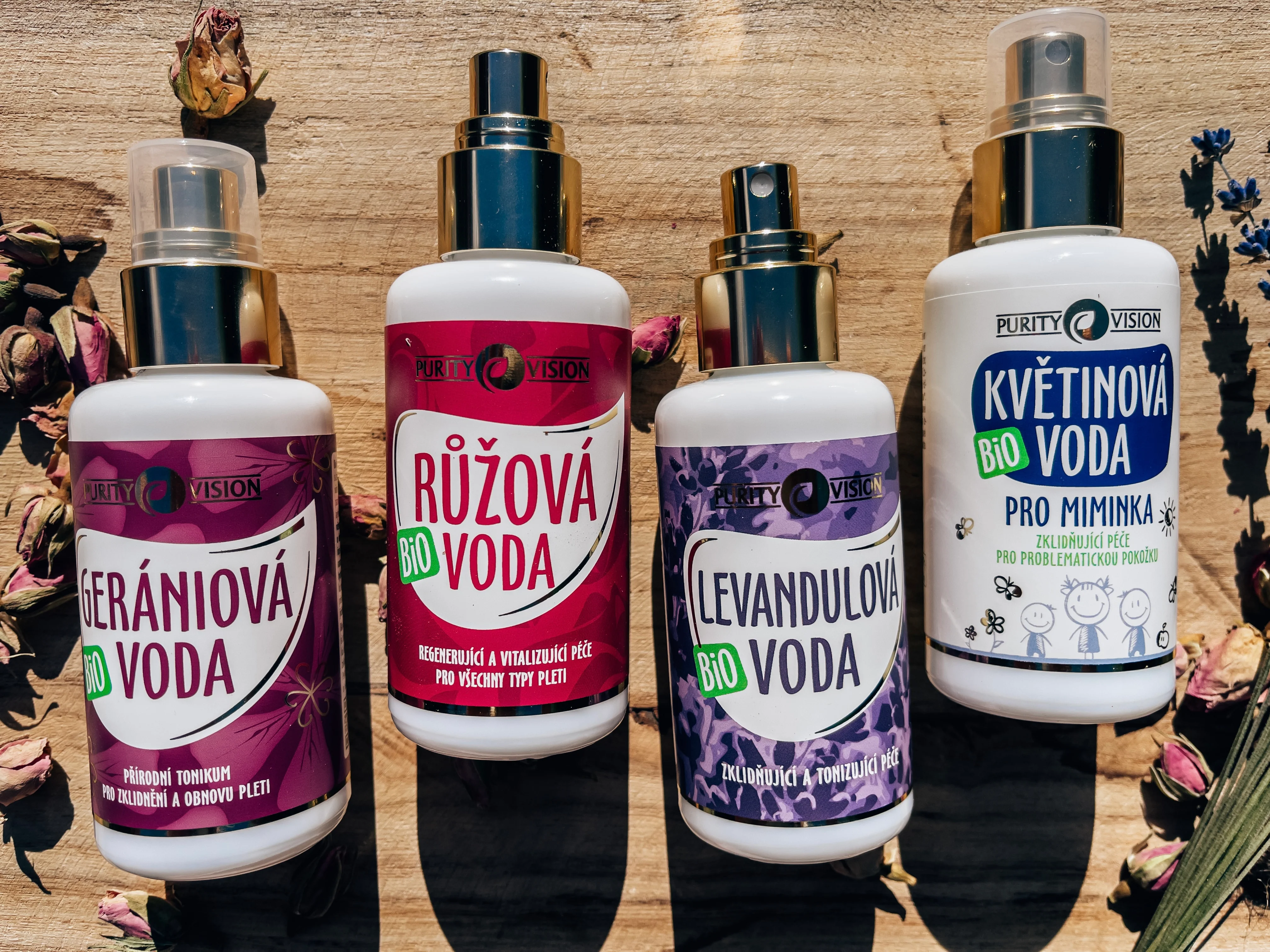 Purity Vision Květinová voda pro miminka BIO (100 ml) - Image 2
